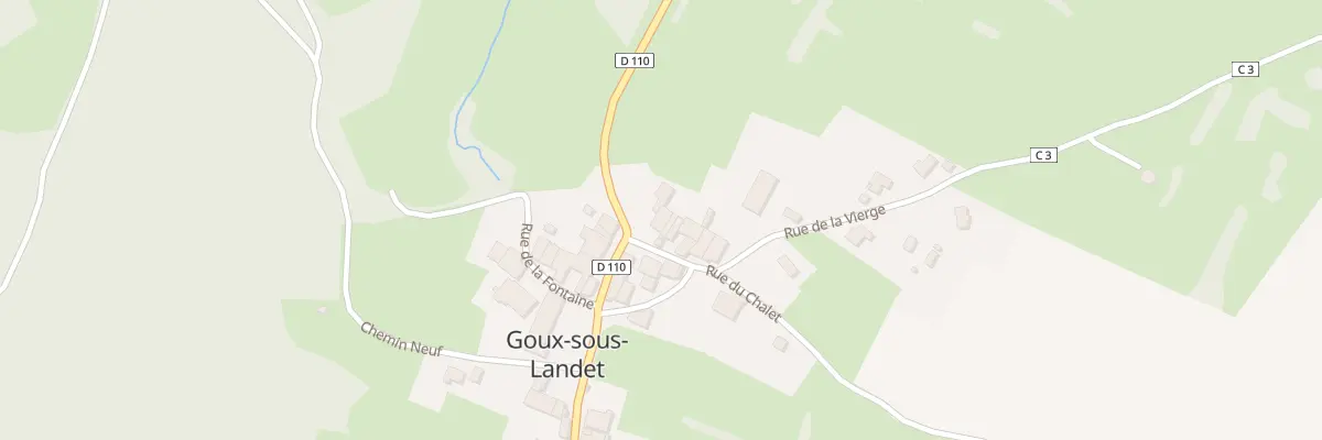 Plan du 3 Rue du Chalet à Goux-sous-Landet