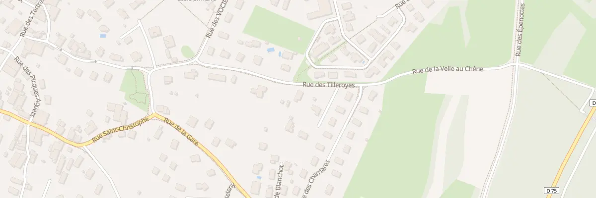 Plan du 22 Rue des Tilleroyes à Serre-les-Sapins