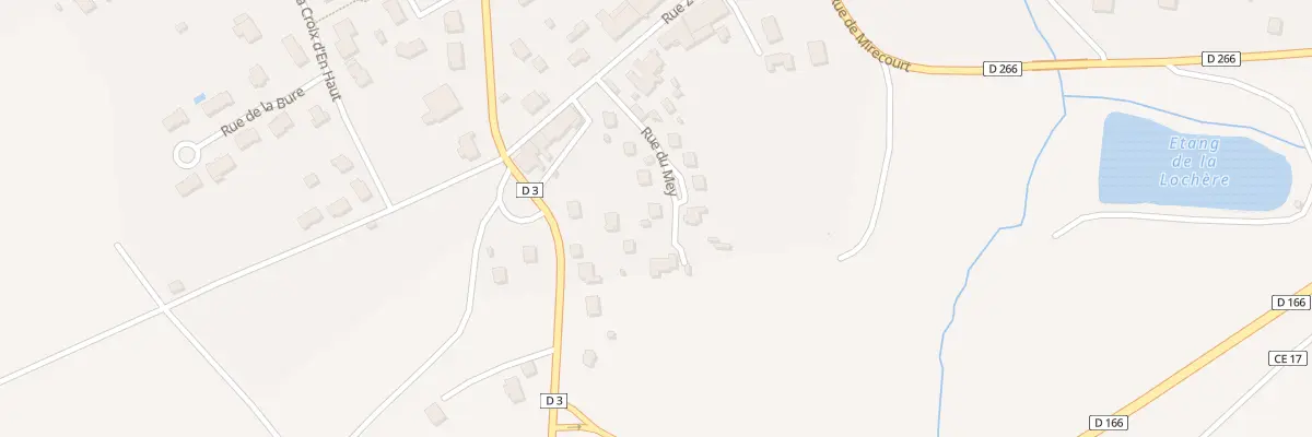 Plan du 8 Rue Du Mey à Gironcourt-sur-Vraine