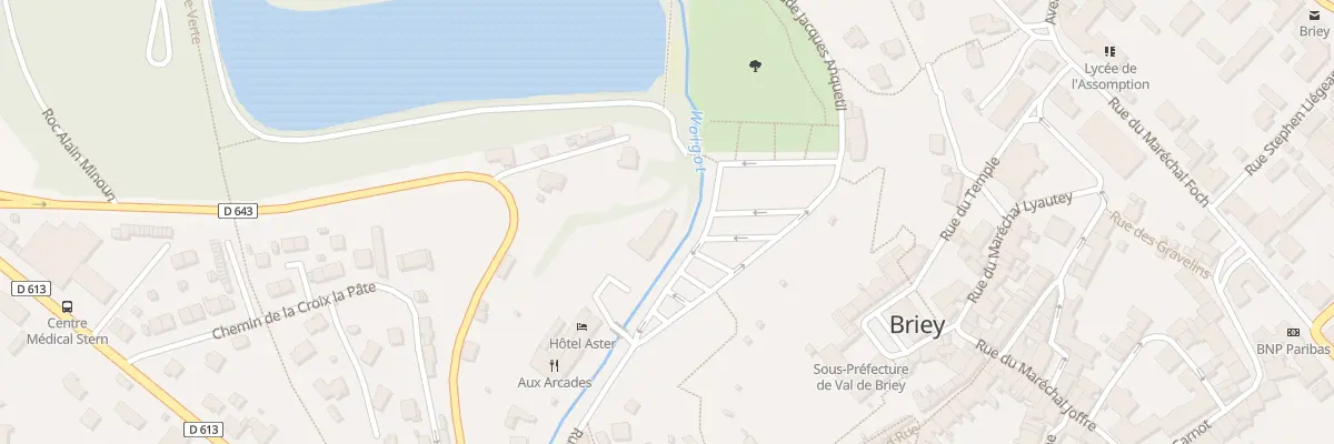 Plan du 1 Pl Niederhaussem à Val de Briey