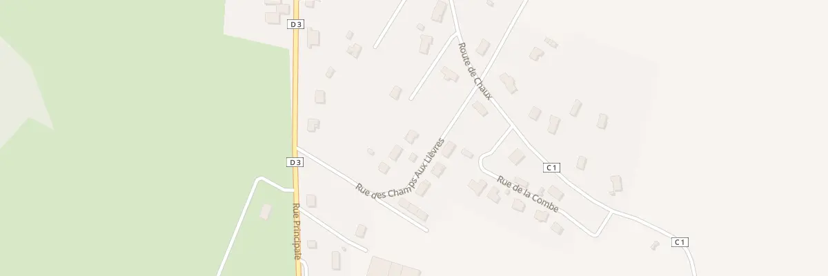 Plan du 7 Rue des Champs aux Lievres à Bonnevent-Velloreille
