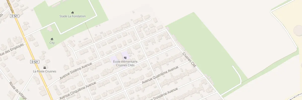 Plan du 49 Av Cinquieme Avenue à Crusnes