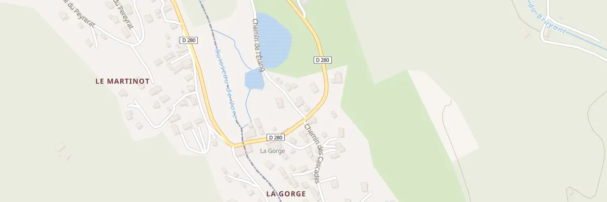 Plan du 83 La Gorge à Sainte-Agnès