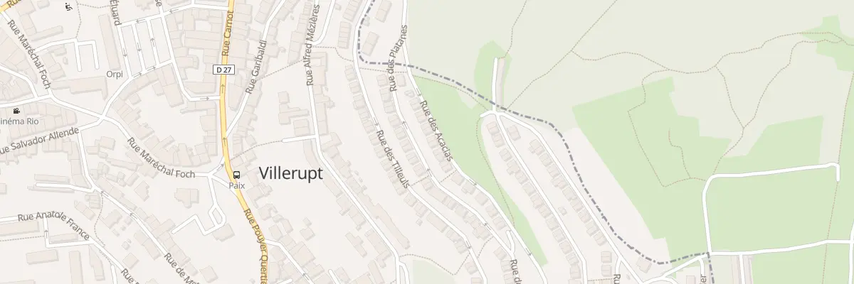 Plan du 7 Rue des Acacias à Villerupt