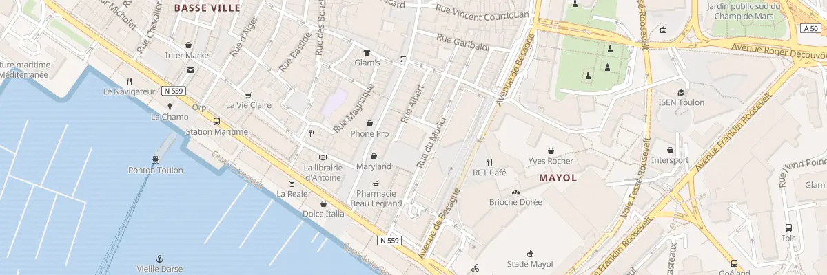 Plan du 3 Rue Laminois à Toulon