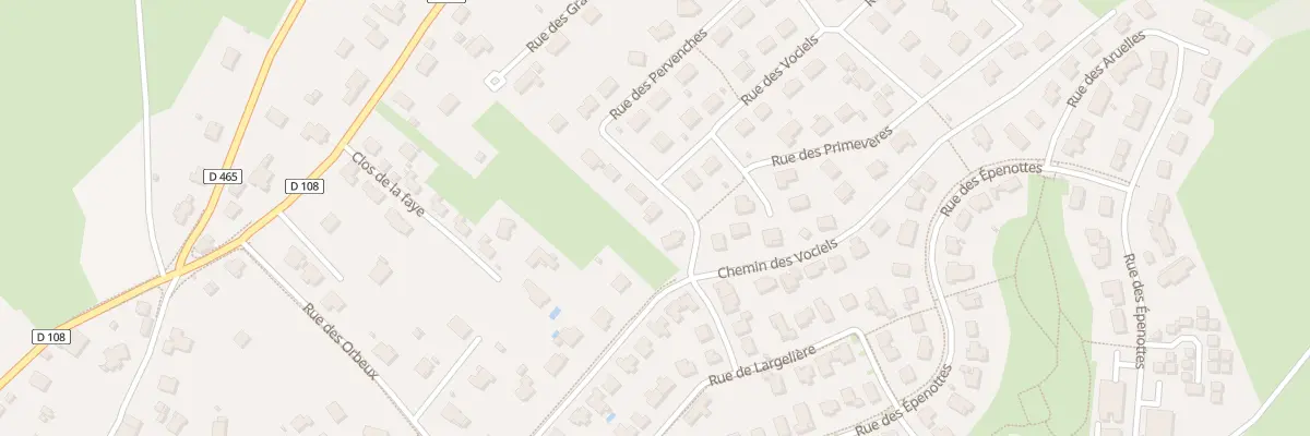 Plan du 14 Rue des Vociels à Serre-les-Sapins