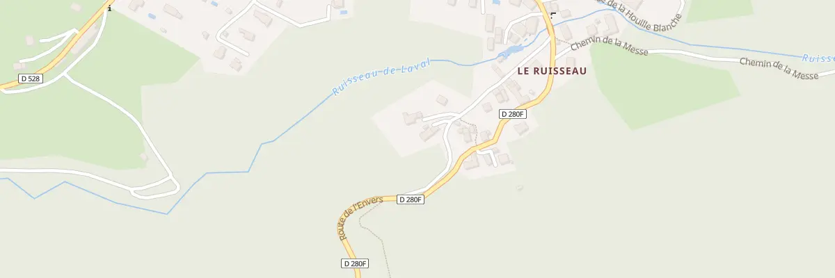 Plan du 160 Che du Ruisseau à Laval-en-Belledonne