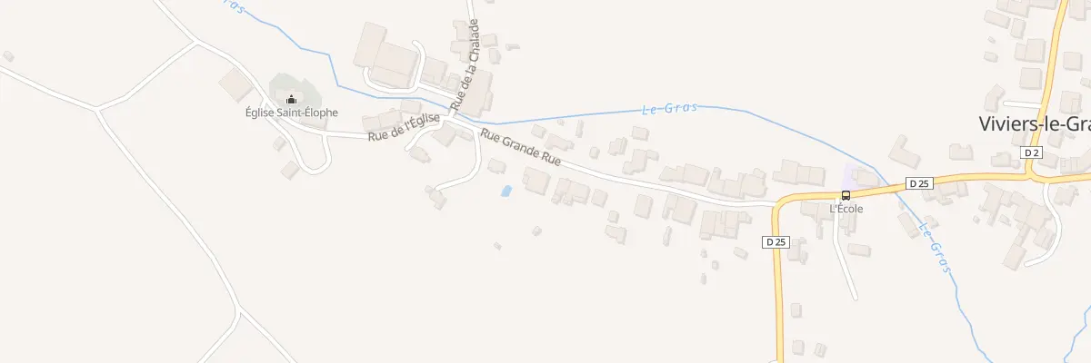 Plan du 211 Rue Grande Rue à Viviers-le-Gras