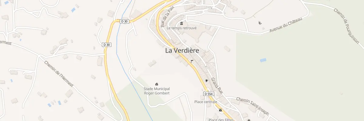 Plan du 7 Rte Nationale à La Verdière