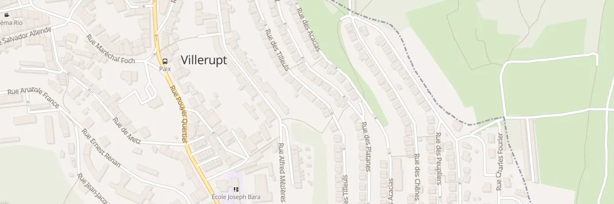 Plan du 25 Rue des Tilleuls à Villerupt