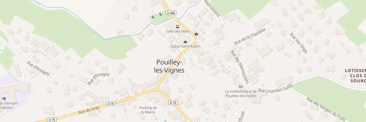 Plan du 7 Rue de l’Eglise à Pouilley-les-Vignes