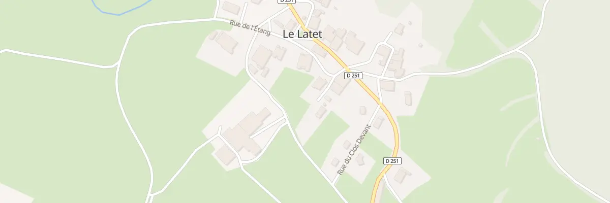 Plan du 4 Rue du Chalet au Latet