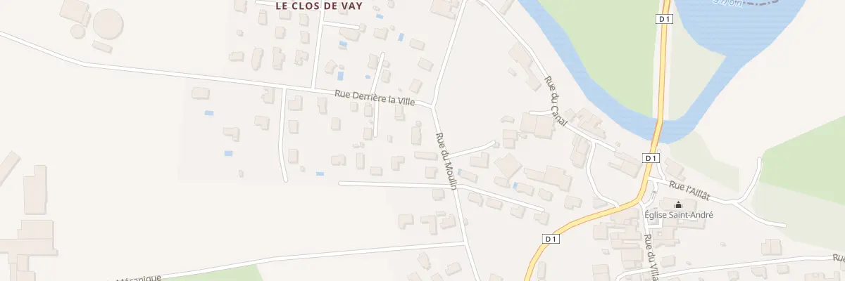 Plan du 5258 Rue du Moulin à Cussey-sur-l’Ognon