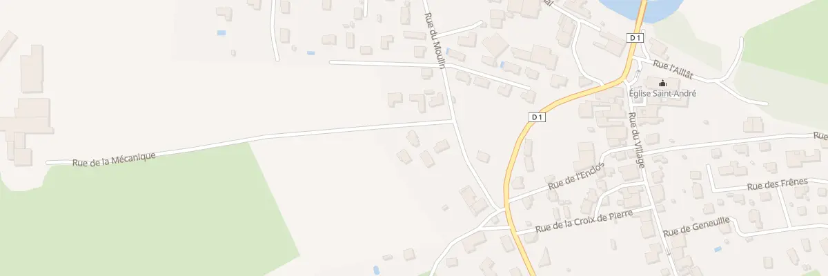 Plan du 1 Rue de la Mecanique à Cussey-sur-l’Ognon