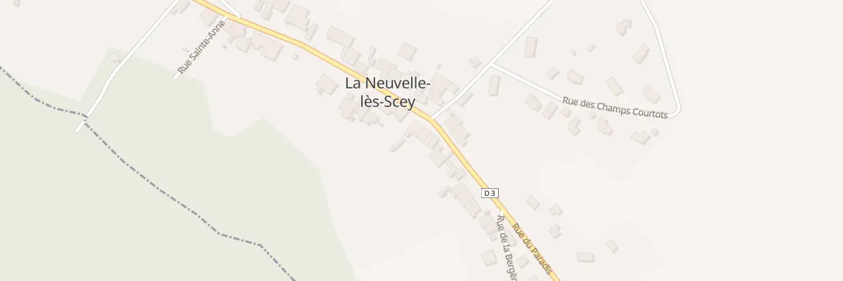 Plan du 23 Rue du Paradis à La Neuvelle-lès-Scey