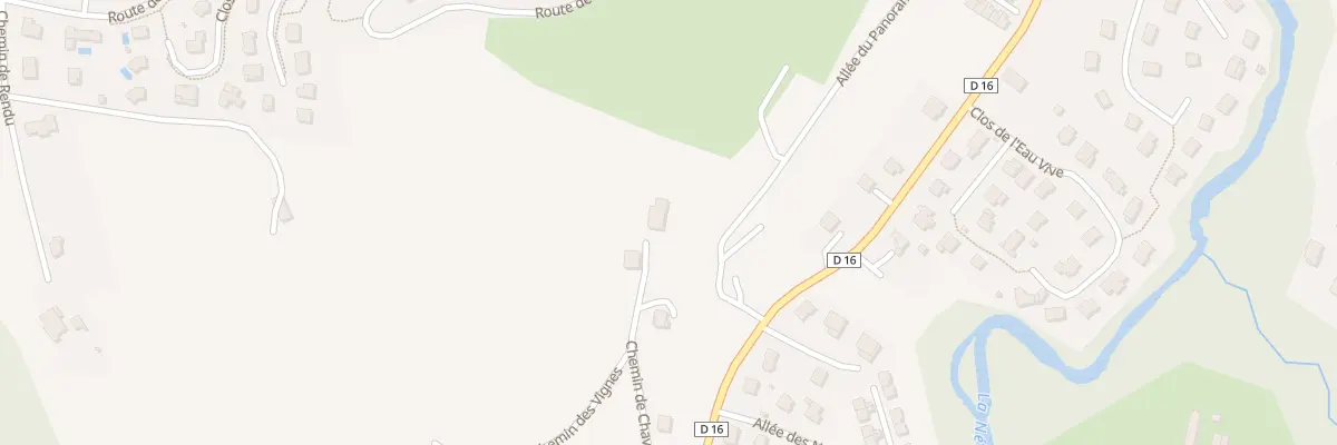 Plan du 14 Che de Chavanne à Rumilly