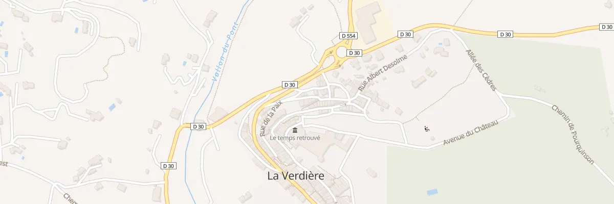 Plan du 5248 L’Hubac à La Verdière