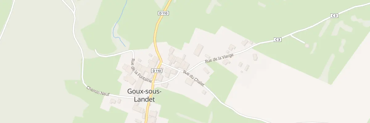 Plan du 7 Rue du Chalet à Goux-sous-Landet