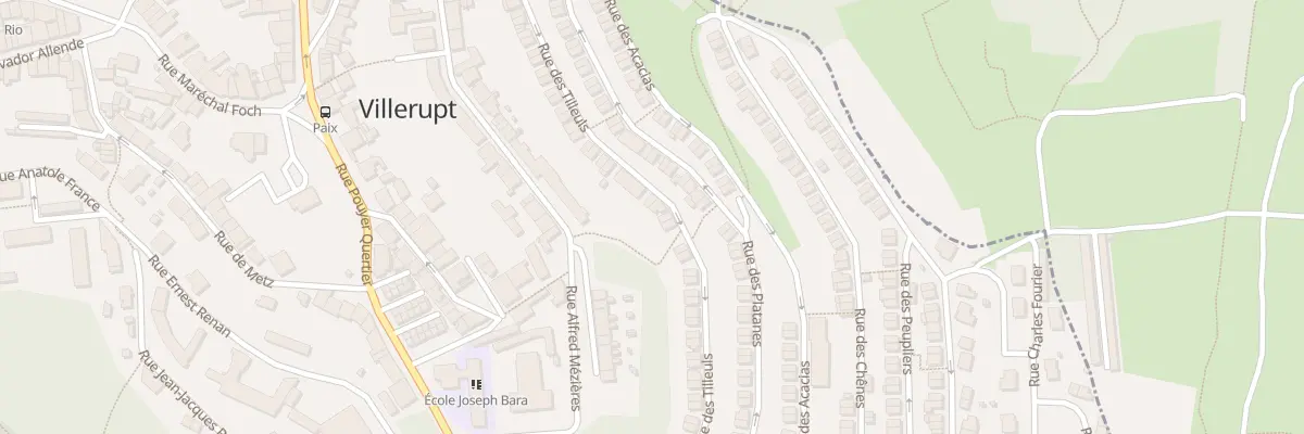 Plan du 28 Rue des Tilleuls à Villerupt