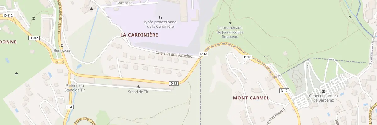 Plan du 22 Che des Acacias à Chambéry
