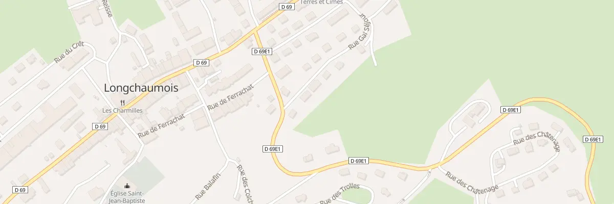 Plan du 21 Rue Gai Sejour à Longchaumois