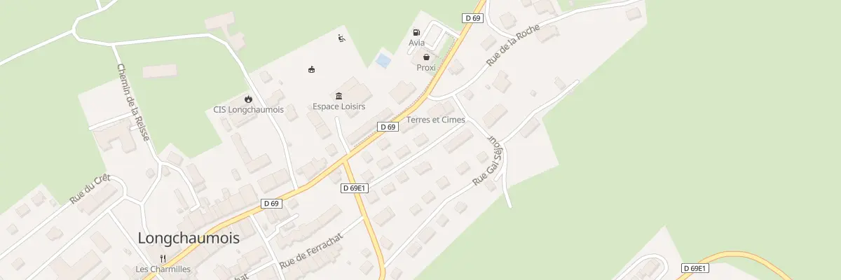 Plan du 7 Rue Gai Sejour à Longchaumois