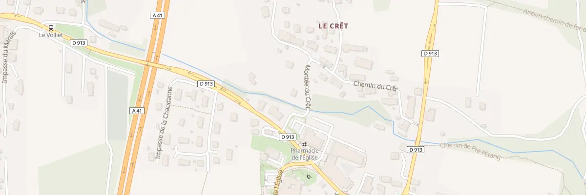 Plan du 5531 Mte du Crêt à Mouxy