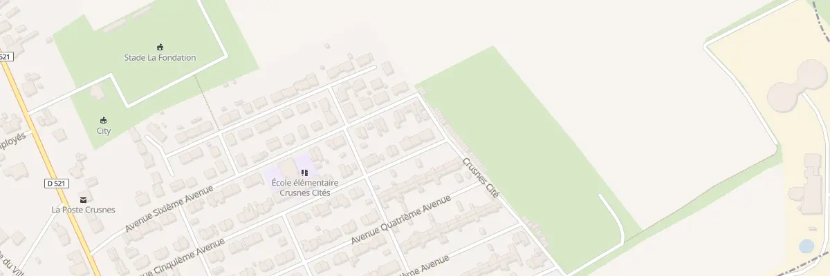 Plan du 57 Av Cinquieme Avenue à Crusnes
