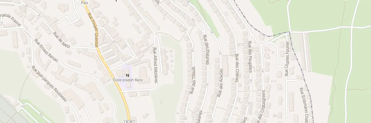 Plan du 39 Rue des Tilleuls à Villerupt