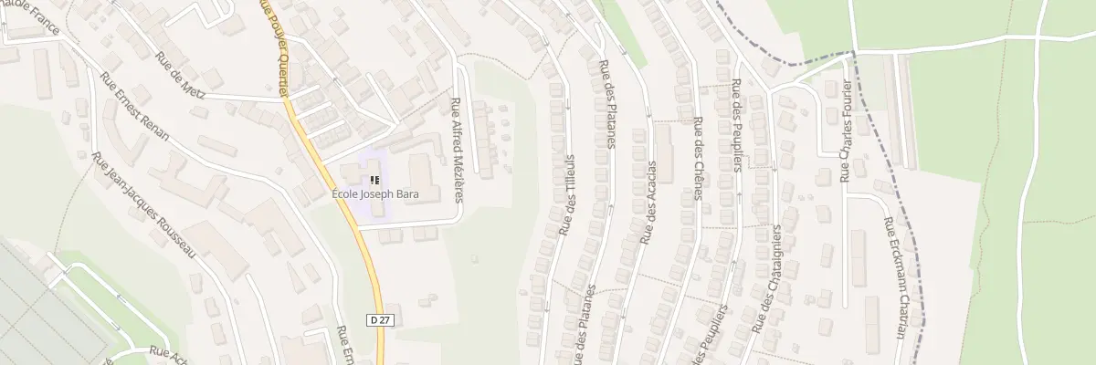Plan du 44 Rue des Tilleuls à Villerupt