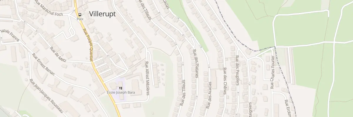 Plan du 33 Rue des Tilleuls à Villerupt