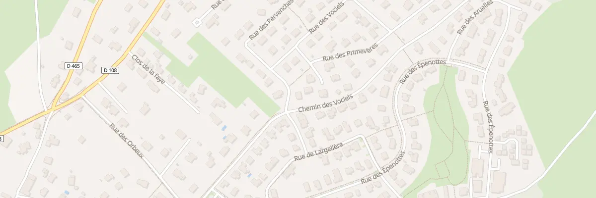 Plan du 11 Rue des Vociels à Serre-les-Sapins