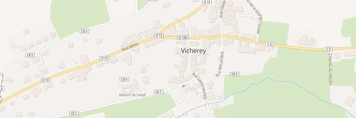 Plan du 8 Rue Saint-Laurent à Vicherey