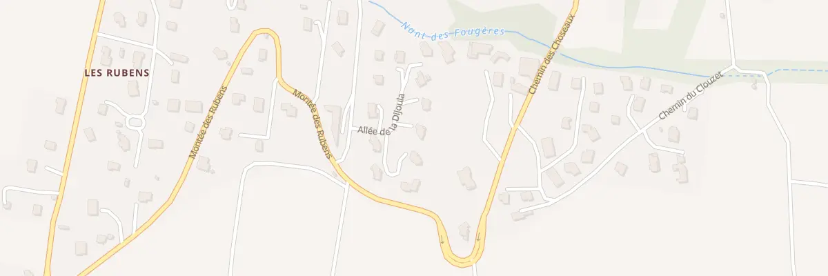Plan du 154 All de la Dijoula à Grésy-sur-Aix
