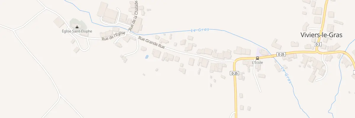 Plan du 151 Rue Grande Rue à Viviers-le-Gras