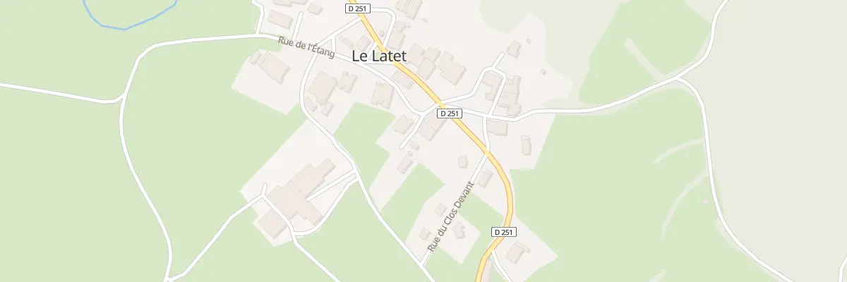 Plan du 10 Rue Maison Commune au Latet