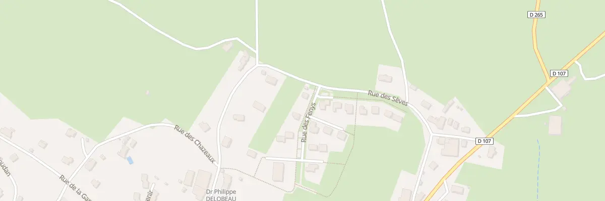 Plan du 2 Rue des Fenys à Andelot-en-Montagne