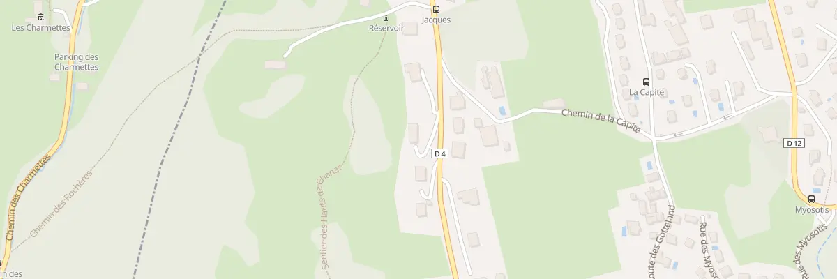 Plan du 1262 Rte de Chanaz à Barberaz