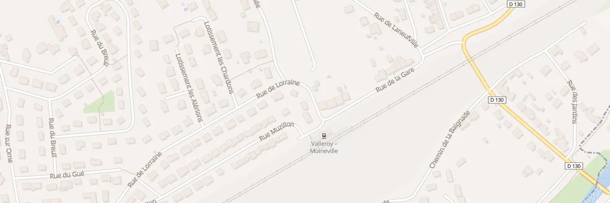 Plan du 1B Rue de Lorraine à Valleroy