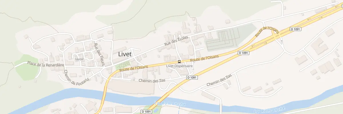 Plan du 43B Rte de l’Oisans à Livet-et-Gavet
