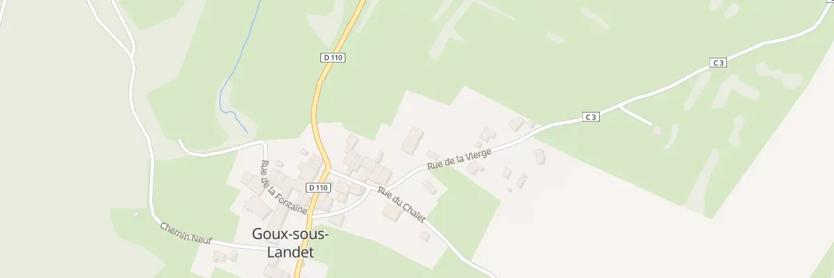 Plan du 3 Imp de la Vierge à Goux-sous-Landet