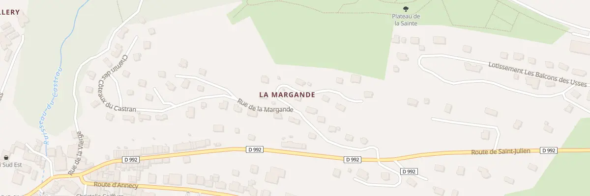 Plan du 180 Rue Margande à Frangy