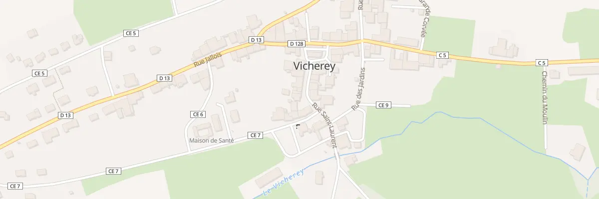 Plan du 12 Rue Saint-Laurent à Vicherey
