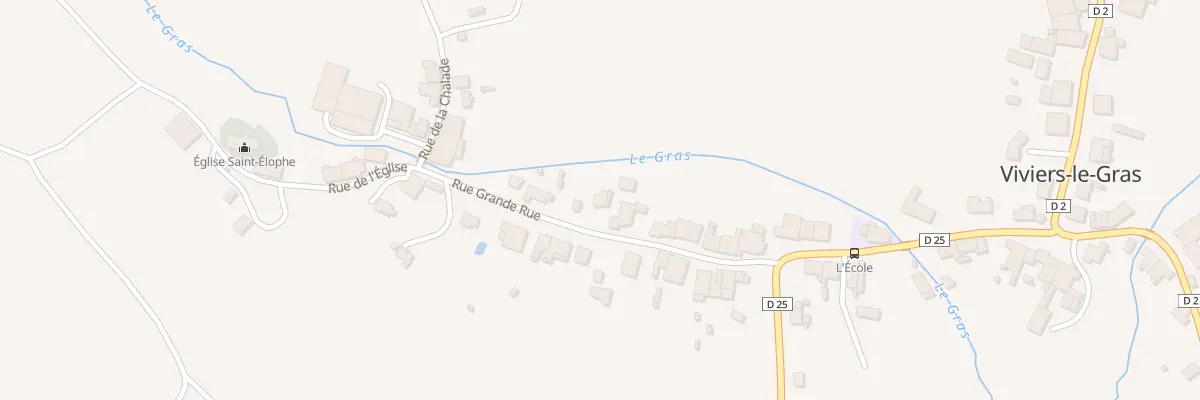 Plan du 150 Rue Grande Rue à Viviers-le-Gras