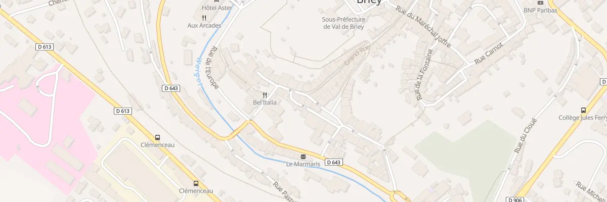 Plan du 41 Gr Grand Rue à Val de Briey