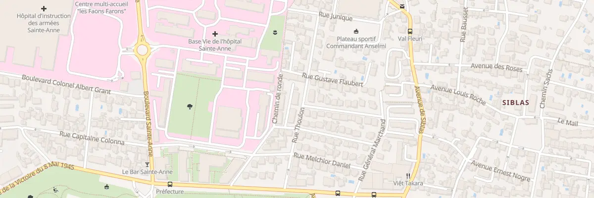 Plan du 157 Rue Thoulon à Toulon
