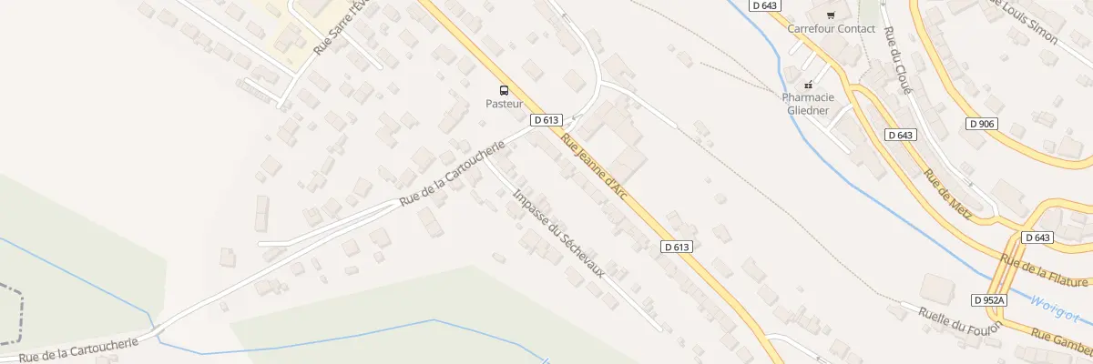Plan du 6 Rue Jeanne d’Arc à Val de Briey