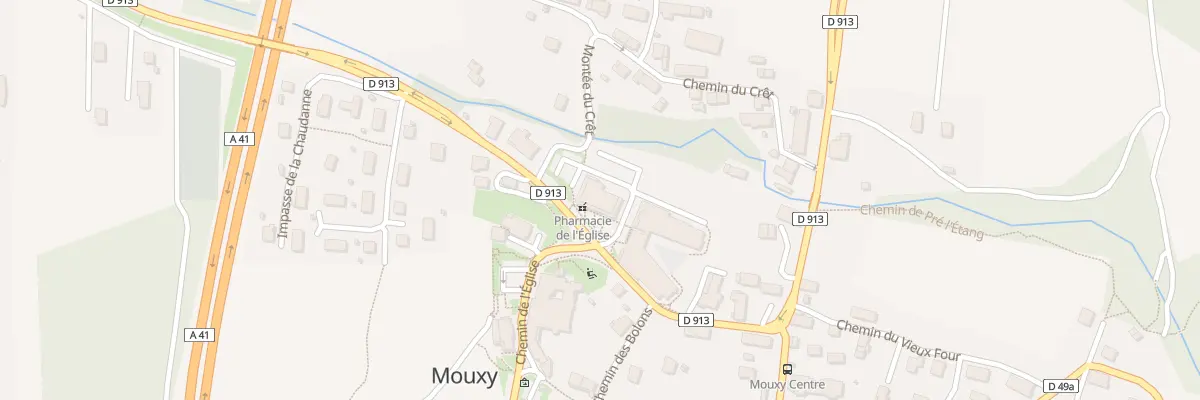 Plan du 1 Via Aquae à Mouxy