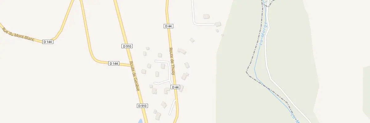 Plan du 280 Rte de Thusy à Versonnex
