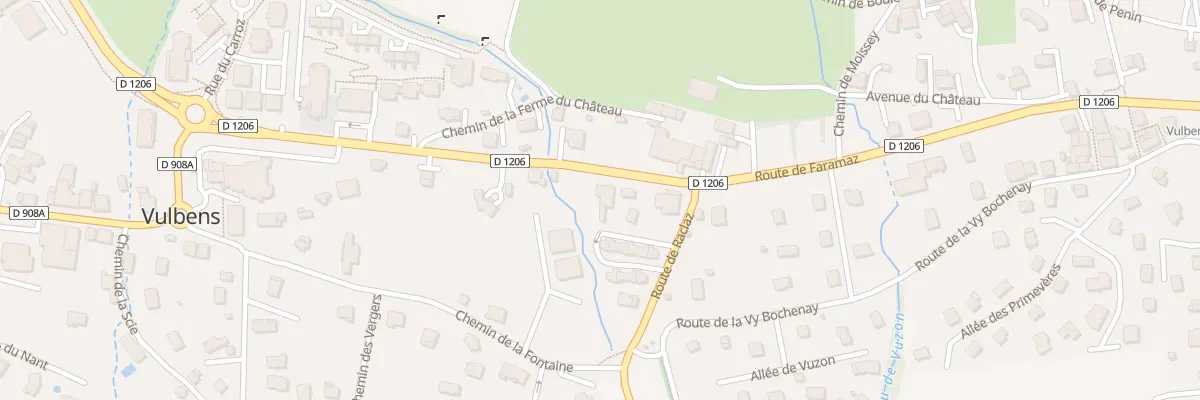Plan du 332 Rte de Faramaz à Vulbens